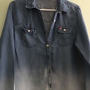 Women Denim long sleeve shirt